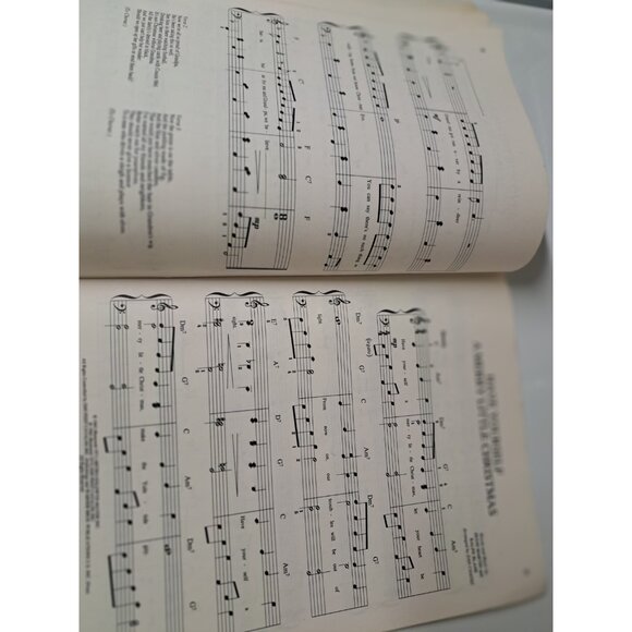 Dan Coates 1995 Warner Bros Christmas Holiday Music Piano Sheet Music Book - Picture 8 of 13